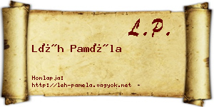 Léh Paméla névjegykártya